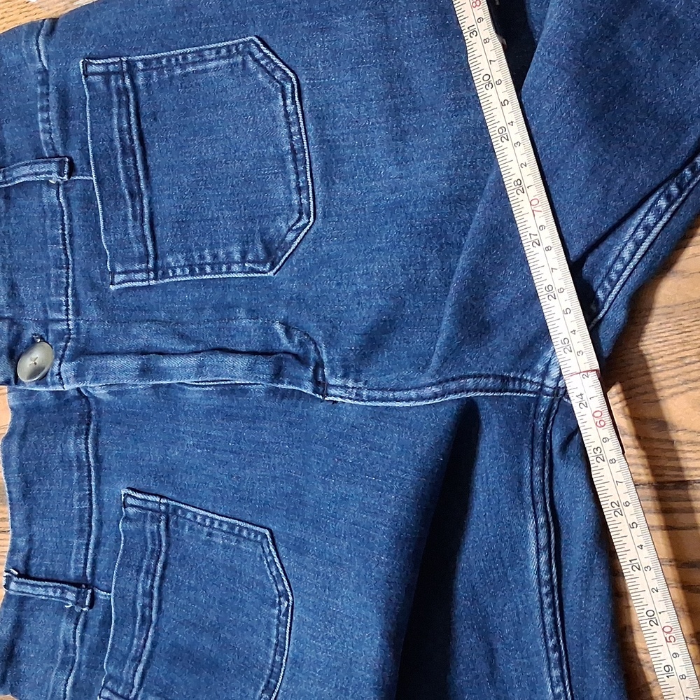 PILCRO And The Letterpress Jeans Womens 31 BLUE WIDE LEGS ?Preowned Used - Picture 4 of 9